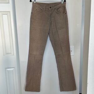 Vintage Levis Pants Mens 32x34‎ Brown 517 Bootcut Corduroy 80s USA Y2K Western